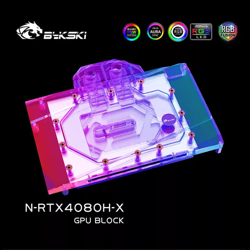 Rtx 4080 Water Cooling Block - Bykski NVIDIA GeForce RTX 4080 레퍼런스