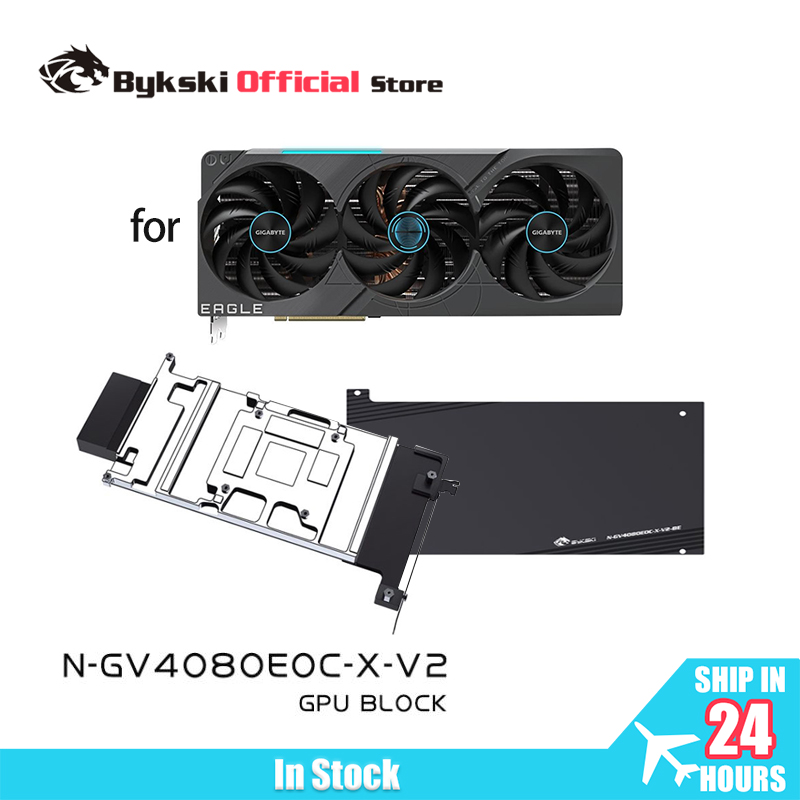 Rtx 4080 Water Cooling Block - Bykski N-GV4080EOC-X-V2 GPU 수냉 블록, GIGABYTE