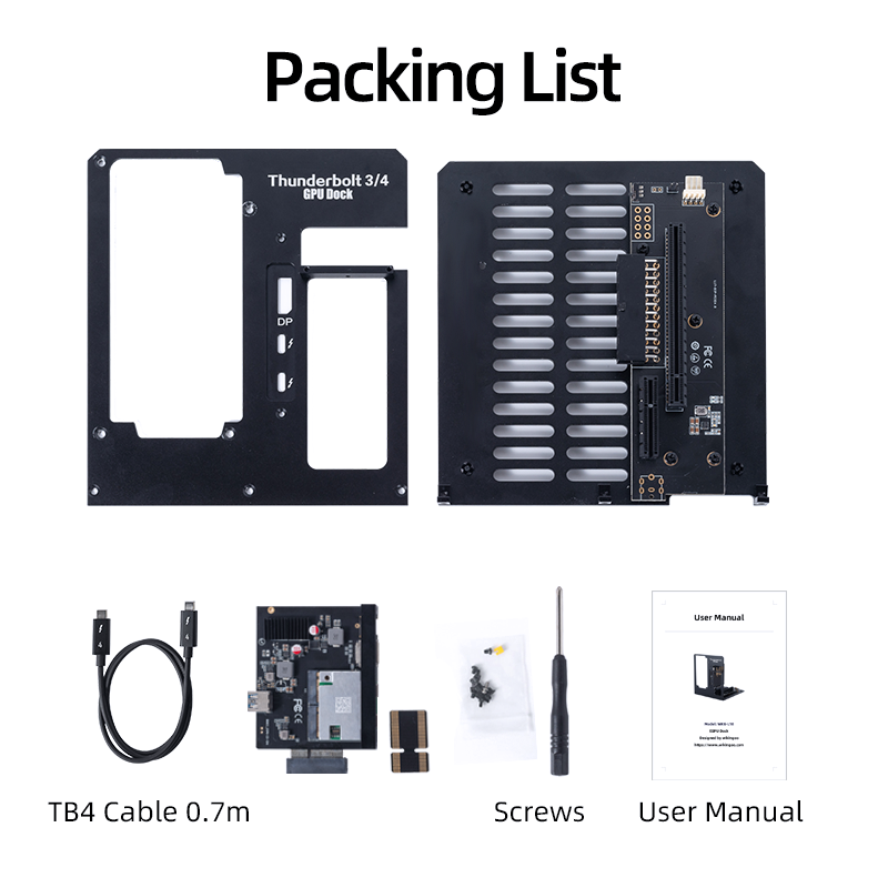 eGPU 썬더볼트 4/3 TB3/TB4 PCIe X16 - Gpu External Dock Egpu Thunderbolt 4 리뷰 및 가격