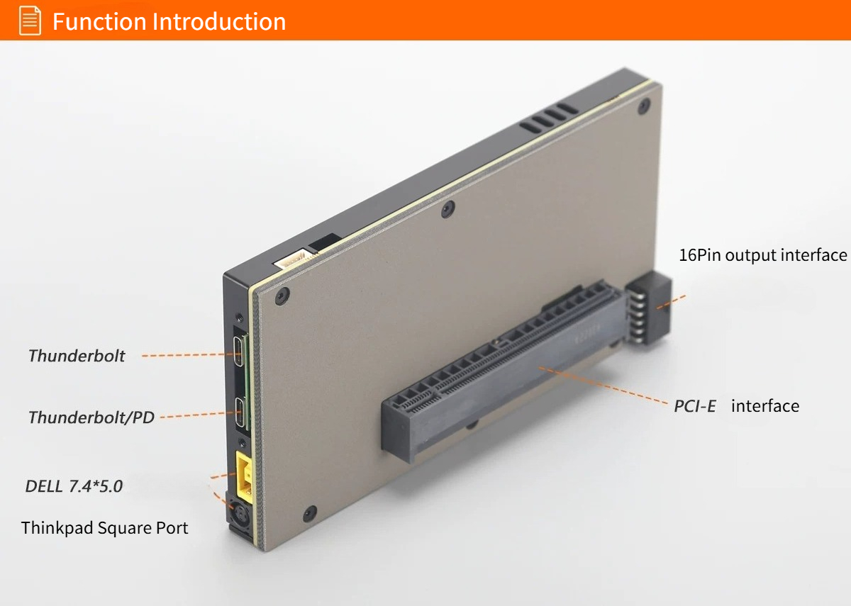 업그레이드된 TH5P4GaN 노트북 썬더볼트 5/4 U - Gpu External Dock Egpu Thunderbolt 4 리뷰 및 가격